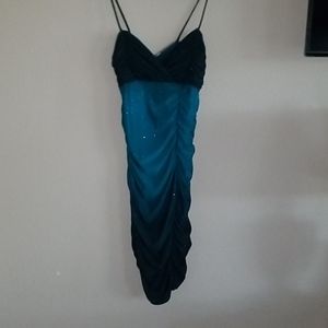 Sexy Sparkly V Neckline Short Cocktail Dress
